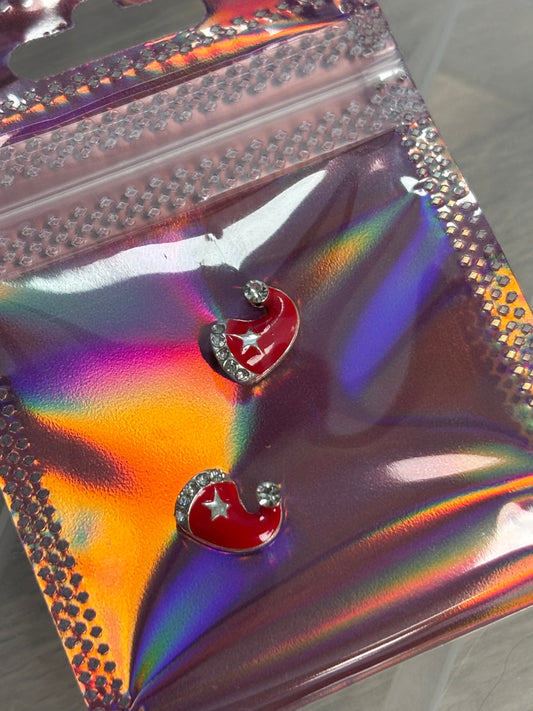 Metal Charms Christmas Hat