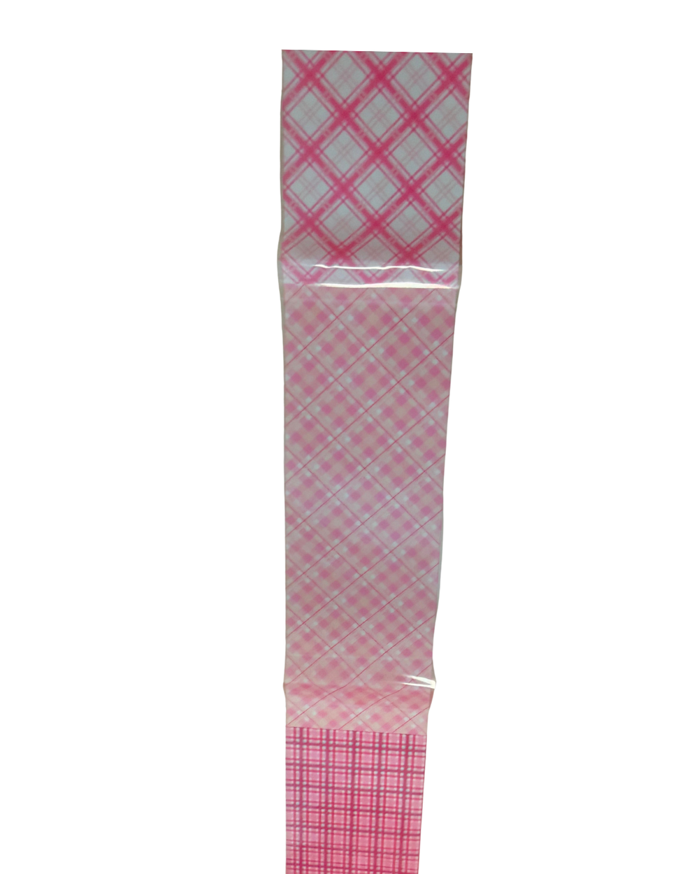 Pink plaid #7 foil
