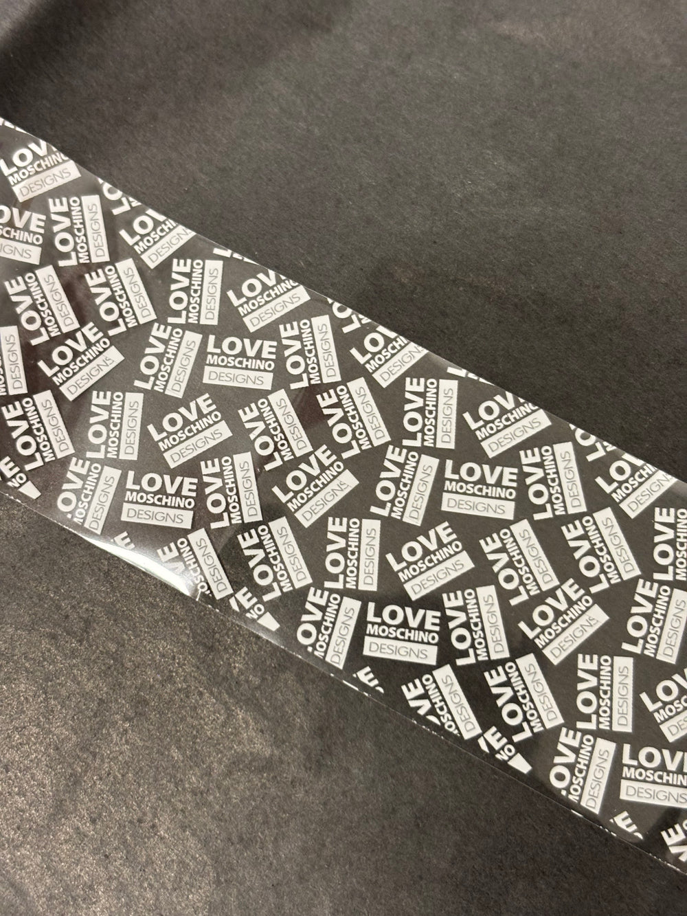 Moschino Foil Clear/ White
