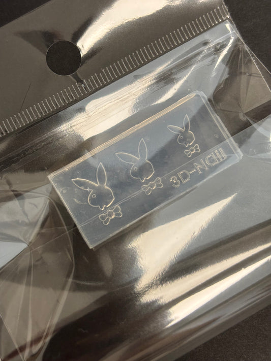 3D Silicone Sticker Mold (Playboy Bunny)