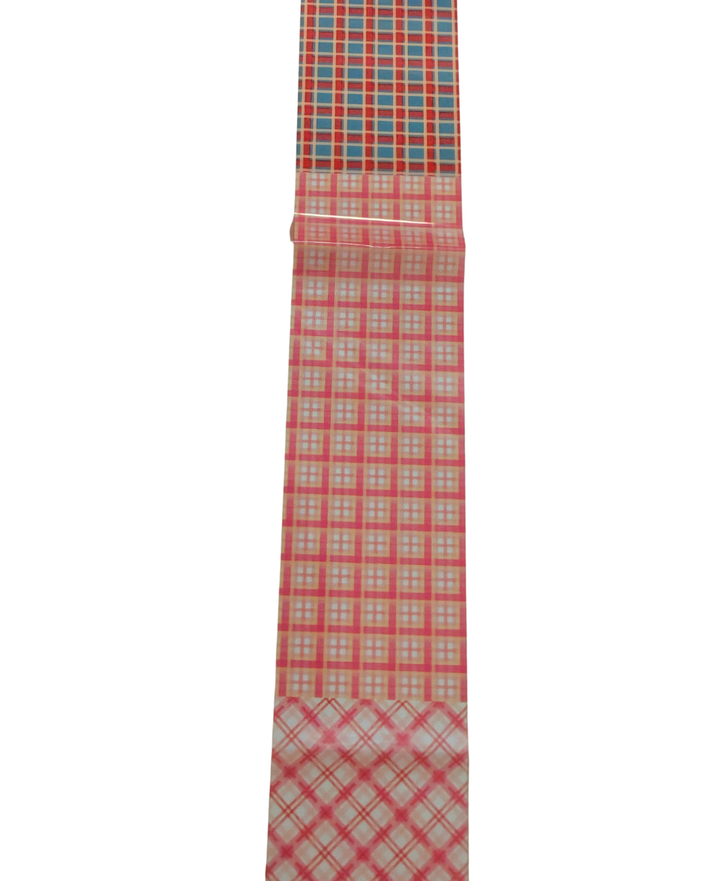 Pink plaid #8 foil