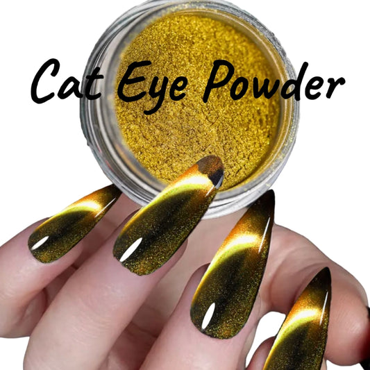 9D Cat Eye Pigment Powder (Gold-Orange)