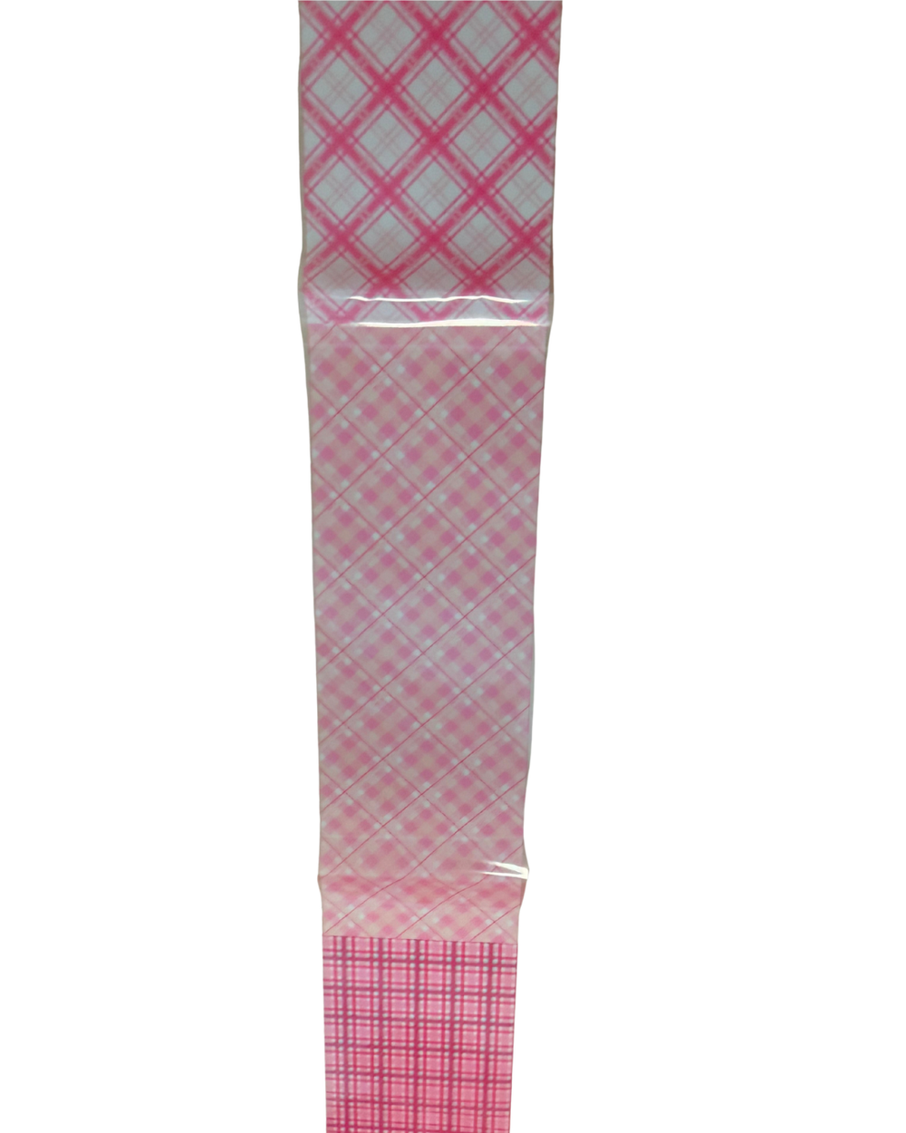 Pink plaid #9 foil