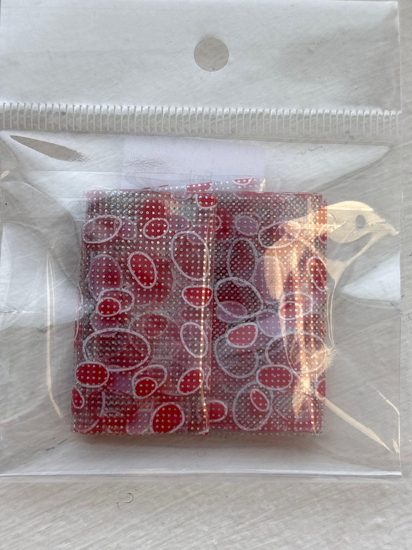 Feuille rouge foncé