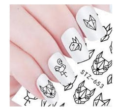 Water Decal Abstract Animal STZ-653