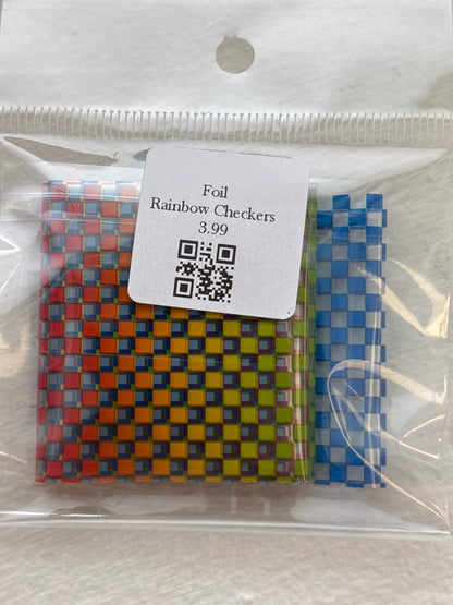 Foil Rainbow Checkers
