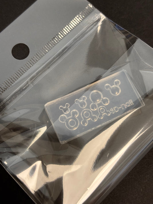 3D Silicone Sticker Mold (Mickey Shape)