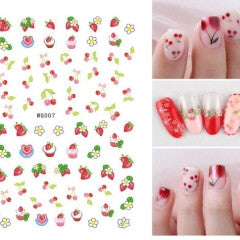 Berries & cherries stickers WG007