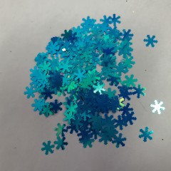 Blue snowflakes