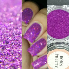 Born Pretty Holo Magenta Nail Sugar