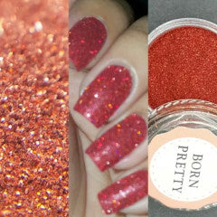 Born Pretty Holo Red Nail Sugar