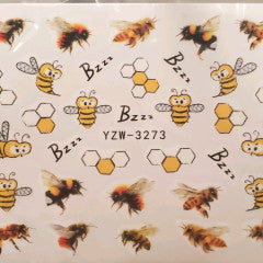 Bumble Bee Water Decal YZW- 3273