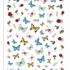 Butterfly Stickers 1316