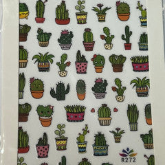 Cactus stickers R272