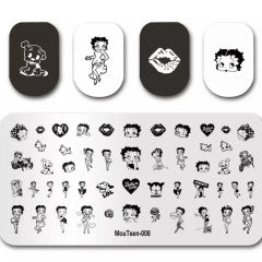 Character Stamping Plate 008