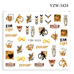 Water Decal Cheetah YZW 3424