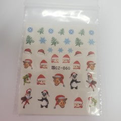 Water Decal Christmas Character CZ-060