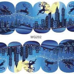 Christmas water decals WG202