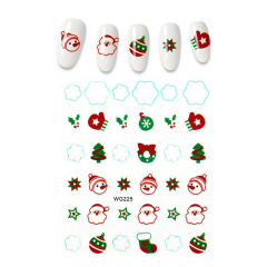 Christmas water decals WG225