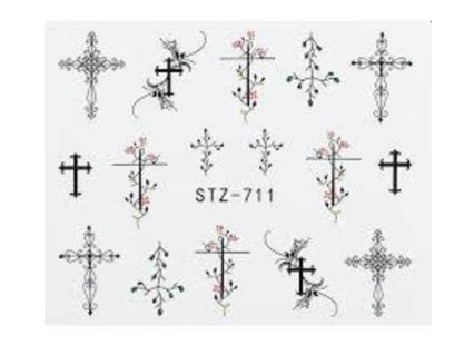 Cross Water Decal STZ-711