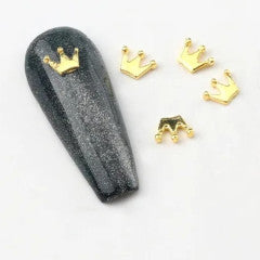 Crown Nail Gems gold 5pcs