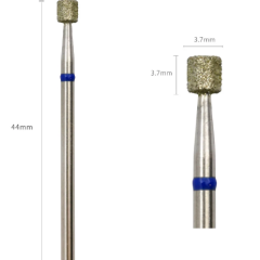 Mèches diamantées pour cuticules, cylindre moyen-petit