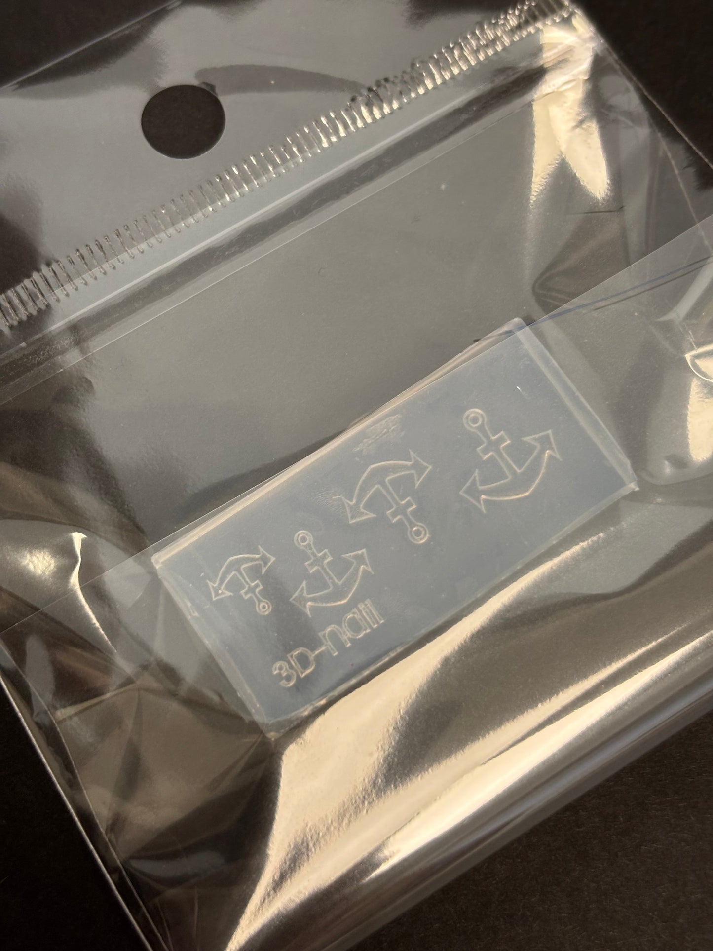 3D Silicone Sticker Mold (Anchor)