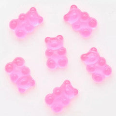 Ours en gomme rose foncé, paquet de 2