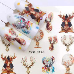 Water Decal Deer YZW- 3148