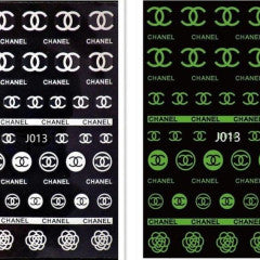 Designer Chanel Stickers glow in the dark D020YG