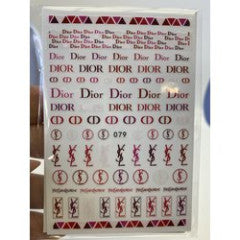 Designer Dior/YSL stickers