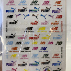 Designer NB/Puma rainbow stickers