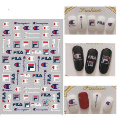 Designer stickers Fila/Puma 2pk