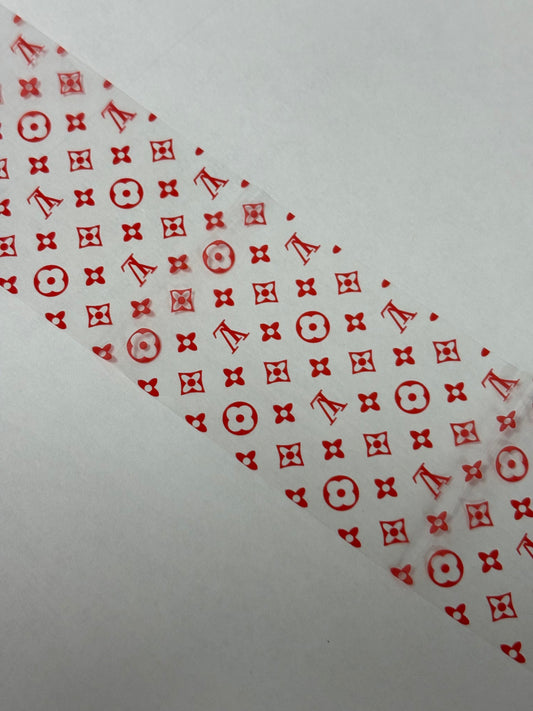 Louis Vuitton Foil Clear/ Red