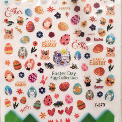 Easter Stickers Eggs T-373