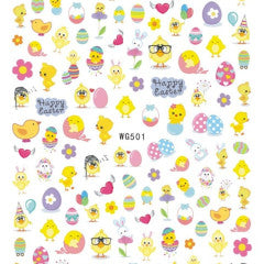 Easter Stickers Chicks WG501
