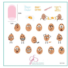 Steel Stamping Plate (8 x 8) CJS-H-64 Eggspression