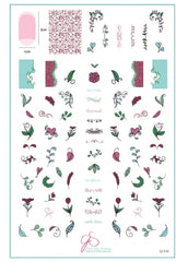 Plaque d'estampage en acier (14 cm x 9 cm) CJSV-40 Embellish