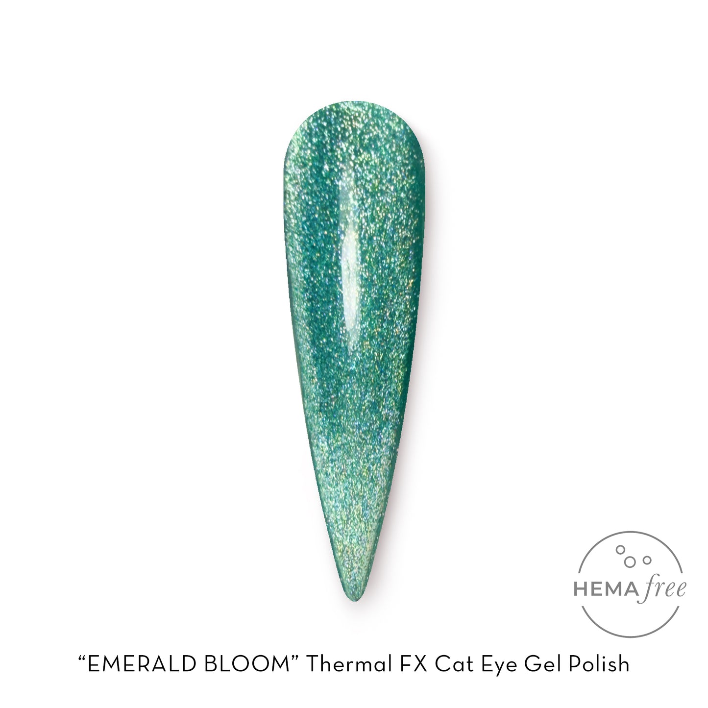 FX Gel Polish Cat Eye Thermal Emerald Bloom 15ml