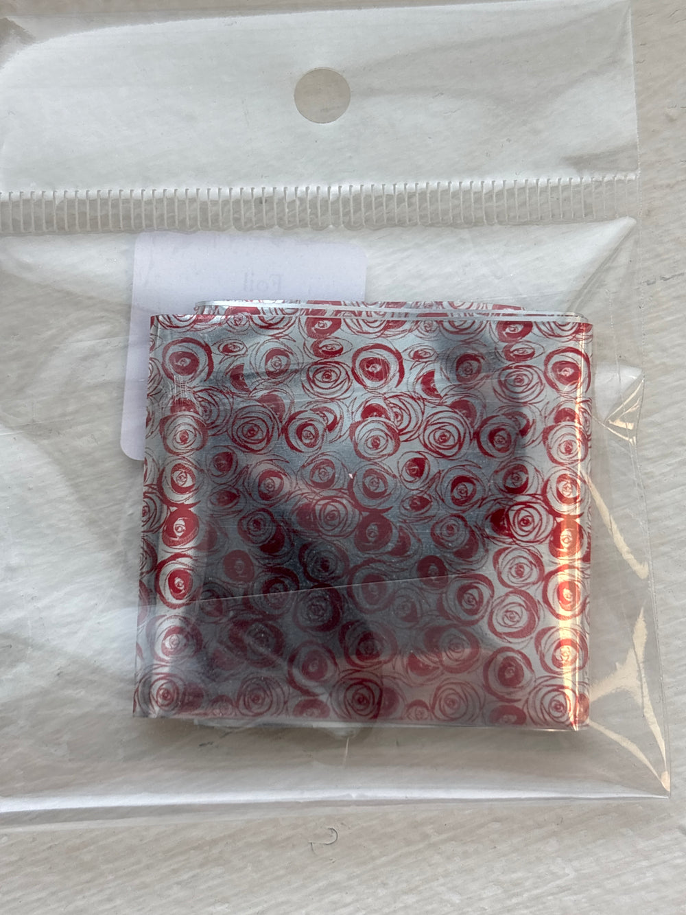 Foil Red Roses