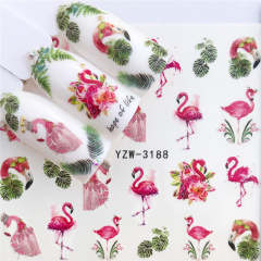 Flamingo Water Decal YZW- 3188