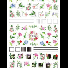 Flower Stickers F802