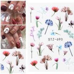 Flower Water Decal STZ-690