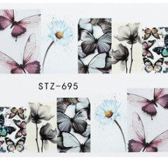 Flower Water Decal STZ-695