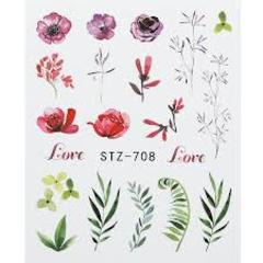 Flower Water Decal STZ-708