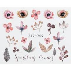 Flower Water Decal STZ-709