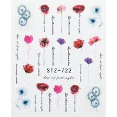 Flower Water Decal STZ-722