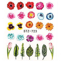 Flower Water Decal STZ-723