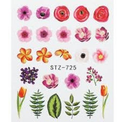 Water Decal bright Flower STZ-725