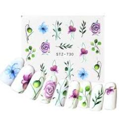 Flower Water Decal STZ-730